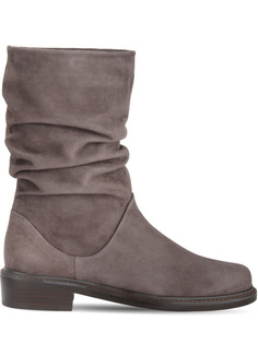 Замшевые полусапоги WL43188/сборка/ Серый Stuart Weitzman