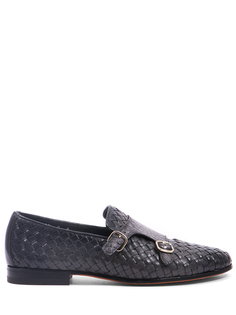 Монки из кожи крокодила Santoni