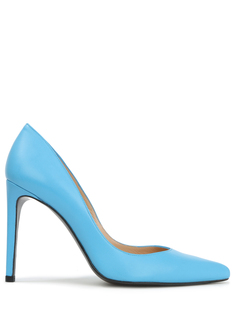 Кожаные туфли VL88060/лодочки/ Голубой Stuart Weitzman