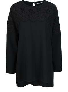 Туника с кружевной отделкой D1050Y Черный Agnona