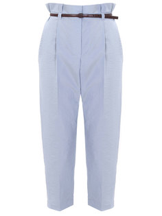 Укороченные брюки из хлопка Brunello Cucinelli