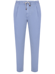 Брюки зауженные на кулиске Brunello Cucinelli
