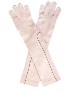 Длинные перчатки из кашемира Brunello Cucinelli