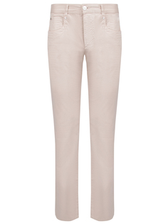 Хлопковые брюки 171DP10 бежевый Dirk Bikkembergs