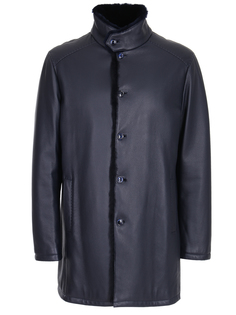 Куртка кожаная на меху Hettabretz