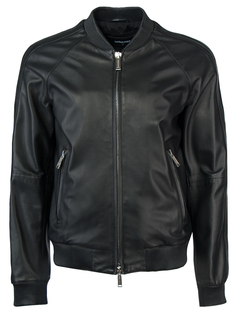 Кожаная куртка S74AM0590/RF Черный Dsquared2