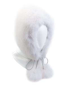 Меховая шапка 1HC597/бел Prada