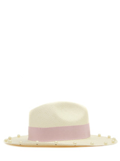 Соломенная шляпа с декором Federicamoretti