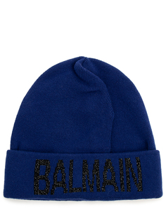 Вязаная шапка из шерсти Balmain