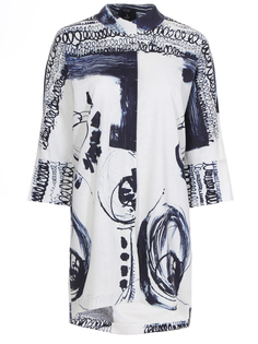 Блуза с принтом 20002217 RE Vera