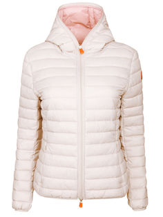 Стеганая куртка D3362W GIGA6/капюшон/ Бежевый Save The Duck
