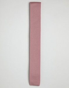 Трикотажный галстук пыльно-розового цвета Gianni Feraud-Розовый