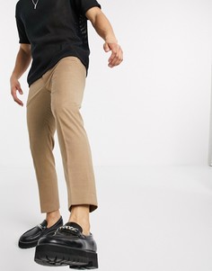 Суженные укороченные брюки Viggo-Коричневый цвет