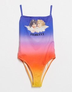 Разноцветный слитный купальник Fiorucci-Мульти