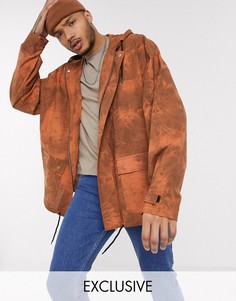 Оранжевая хлопковая куртка в стиле oversized Reclaimed Vintage-Коричневый