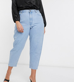 Ярко-синие джинсы бойфренда ASOS DESIGN Curve-Синий