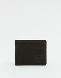 Коричневый кожаный бумажник с RFID-защитой Herschel Supply Co