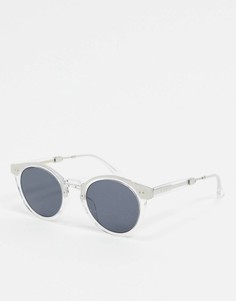 Круглые солнцезащитные очки в прозрачной оправе с металлической отделкой A.Kjaerbede-Очистить
