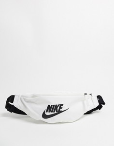 Белая сумка-кошелек на пояс Nike Heritage-Белый