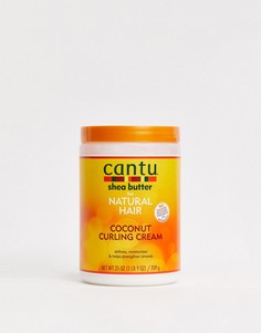 Крем для укладки вьющихся волос с маслом ши и кокосом Cantu - Объем 25 унц-Бесцветный