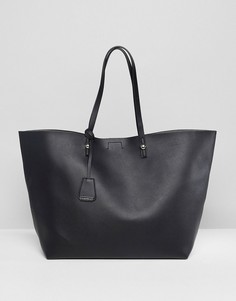 Черная сумка-тоут с заклепками Glamorous-Черный
