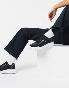 Черные кроссовки для бега на шнуровке XTI-Черный цвет