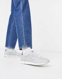 Светло-голубые кроссовки для бега на шнуровке XTI-Серый
