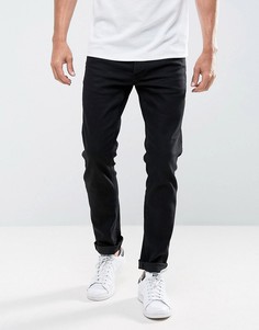 Черные узкие джинсы из эластичного денима Solid-Черный !Solid