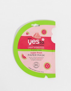 Тканевая маска Yes to Watermelon-Прозрачный