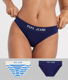 Набор из 2 бесшовных трусов Pepe Jeans-Многоцветный