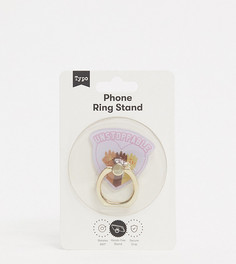 Эксклюзивная подставка-кольцо для телефона с дизайном "сердце" Typo-Мульти