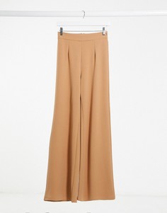 Серо-коричневые строгие брюки NaaNaa-Neutral