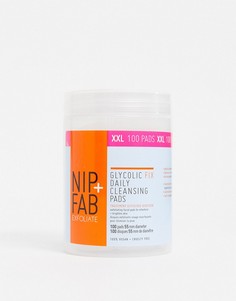 Ватные диски с гликолевой кислотой NIP+FAB - Fix Day-Бесцветный