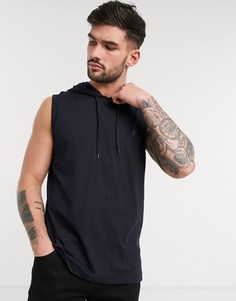 Худи без рукавов French Connection-Темно-синий