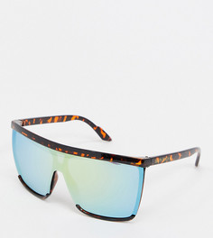 Солнцезащитные очки-маска в черепаховой оправе South Beach-Коричневый цвет