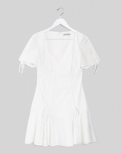 Платье мини The East Order-Белый
