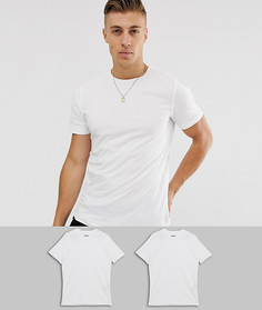 2 белые футболки из органического хлопка Produkt-Белый