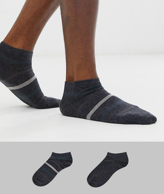 2 пары спортивных носков Emporio Armani-Серый
