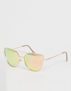 Солнцезащитные очки-авиаторы цвета розового золота Skinnydip - mia-Мульти