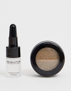 Блестящие тени для век Revolution Flawless Foils - Retreat-Золотой