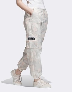 Белые/серые брюки adidas Originals-Белый
