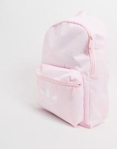 Розовый рюкзак с логотипом adidas Originals