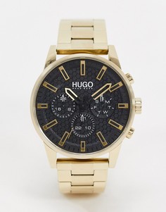 Золотистые наручные часы HUGO 1530152-Золотой