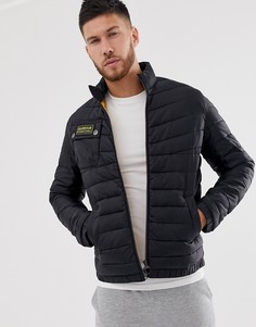 Черная куртка с логотипом на кармане Barbour International-Черный