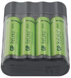 Зарядное устройство GP 4 аккумулятора АА и USB адаптер (X411270AAHCE-2CRB4)