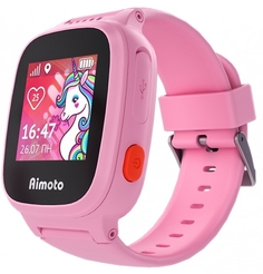 Детские умные часы Aimoto Kid «Единорог» (розовый) Кнопка Жизни