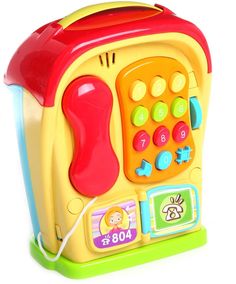 Развивающая игрушка ZHORYA Телефонный дом для ребенка (разноцветный)