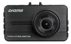 Видеорегистратор Digma FreeDrive 207 DUAL (черный)