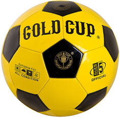 Спортивные товары Gratwest Футбольный мяч gold cup размер 5 (желто-черный)
