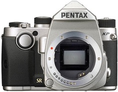 Зеркальный фотоаппарат Pentax KP body + 3 рукоятки (серебристый)